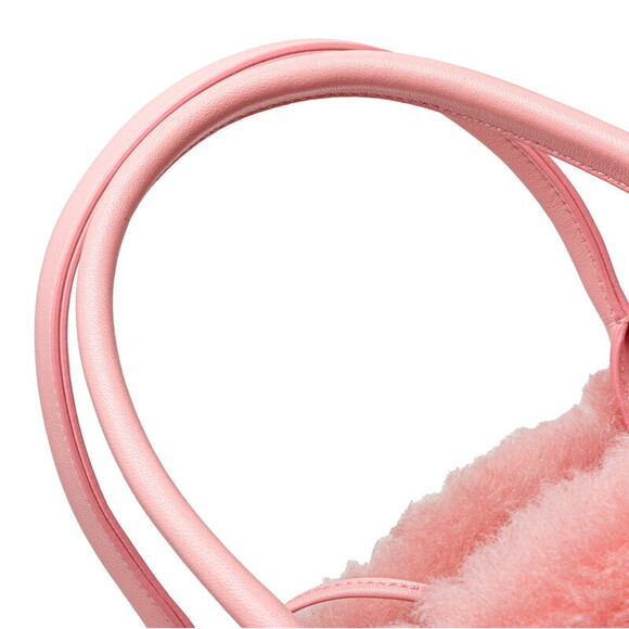 Bottega Veneta Maxi Intrecciato Arco Handbag Pink Mouton Leather - Picture 4 of 8